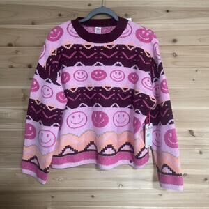 Justice Pink And Purple Smiley